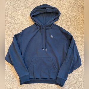 ALO Yoga Navy Blue Hoodie